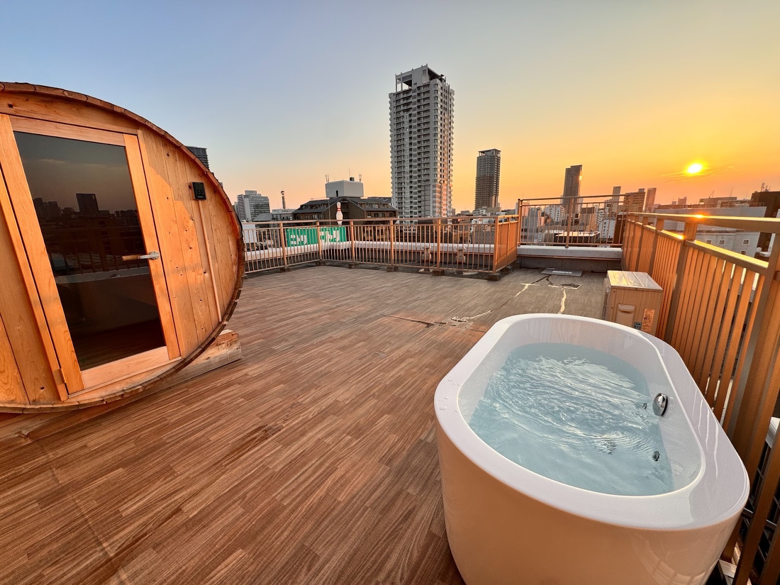 サウナと水風呂