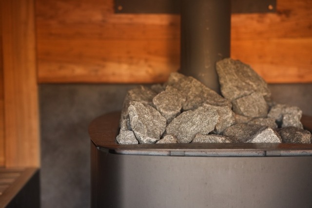 サウナのストーンの写真